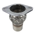 2.25" I.D. Outlet Repair Flex Piping Flange 2 Bolts For 2000-2005 Taurus Sable