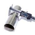2.25" Stainless Steel Piping 7" Long Universal 2 1/4 exhaust extension
