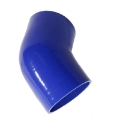 3.5" to 4" Universal 45Degree Elbow Silicone Coupler Hose Silicone Piping Intake