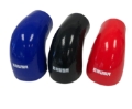Picture of 4" I.D. to 3" I.D. 90 Degree Silicone hose Coupler 4 layer polyester Black
