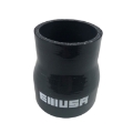Brand NEW 2" to 2.5" Black Straight Silicone hose Coupler 4 layer polyester