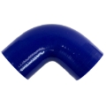 Brand NEW 2.5" Blue 90 Degree Silicone hose Coupler 4 layer polyester high
