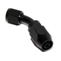 (one) Black AN16 Male to 16AN Male Straight Flare Fitting w/1/8NPT Gauge Port